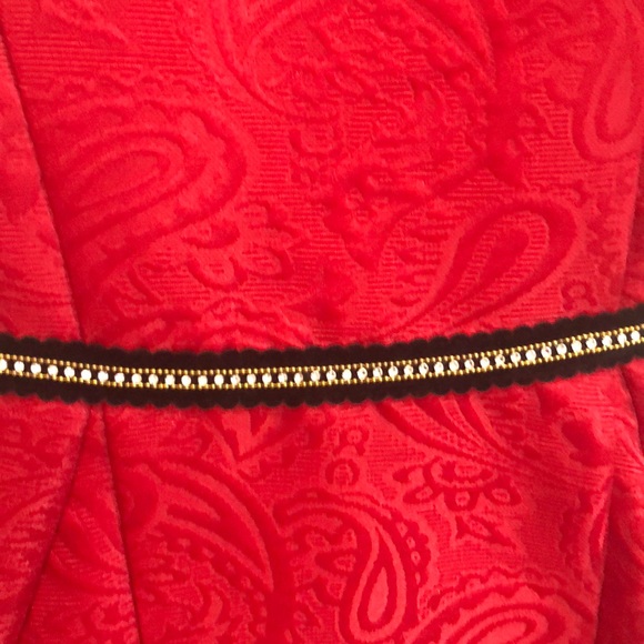 ❤️Girls Size 7 Red Dress - Picture 2 of 5